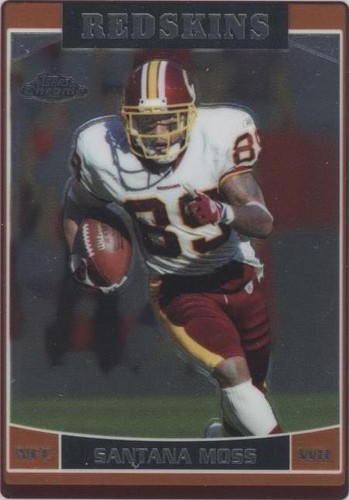 2006 Topps Chrome Santana Moss #120