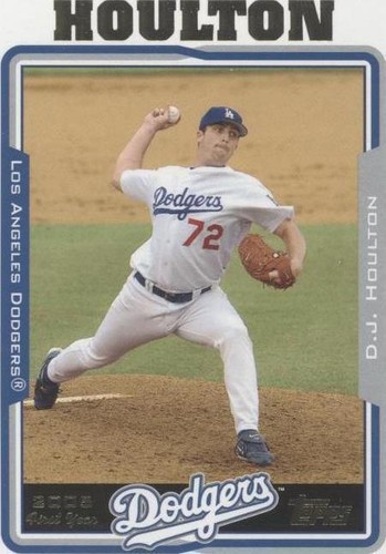 2005 Topps Updates & Highlights - D.J. Houlton #UH230