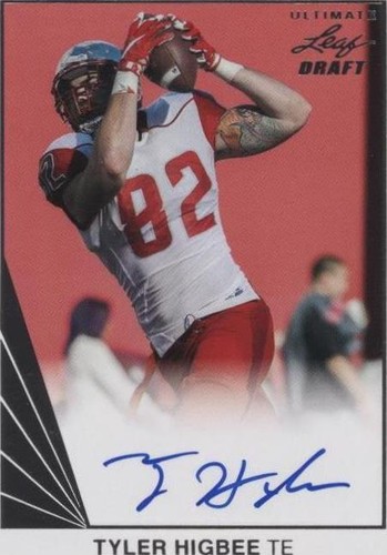 2016 Leaf Ultimate Draft Tyler Higbee #BA-TH1