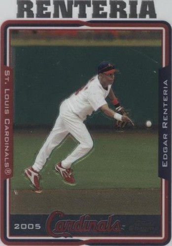 2005 Topps Chrome - Edgar Renteria #156