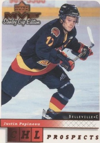 1999-00 Upper Deck MVP Stanley Cup Edition - Justin Papineau #216