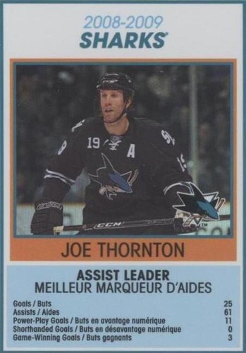 2009-10 O-Pee-Chee - Joe Thornton #TC25