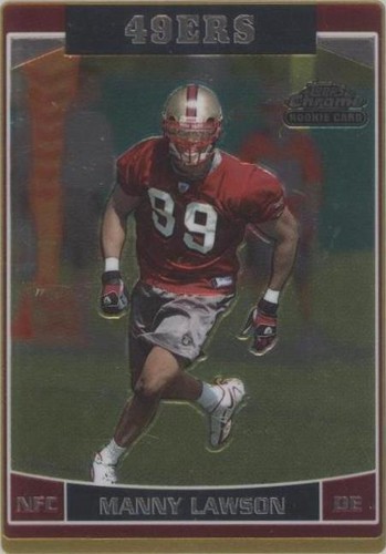 2006 Topps Chrome Manny Lawson #177