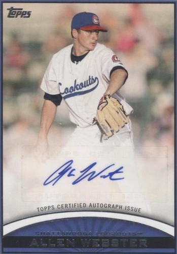 2012 Topps Pro Debut - Allen Webster #PDA-AW