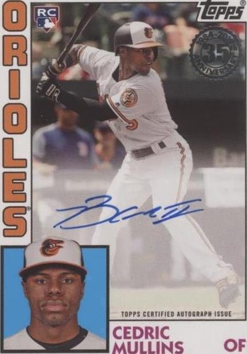 2019 Topps - Cedric Mullins #84A-CMU