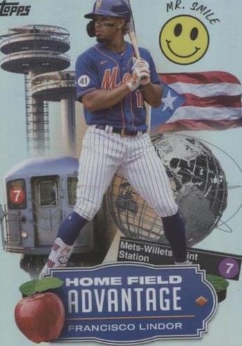 2025 Topps Series 1 FRANCISCO LINDOR Home Field Advantage