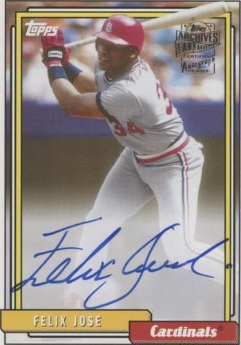 2020 Topps Archives - Felix Jose #FFA-FJ