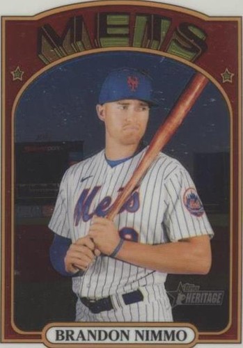 2021 Topps Heritage - Brandon Nimmo #440
