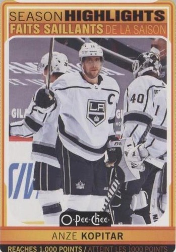 2021-22 O-Pee-Chee - Anze Kopitar #597