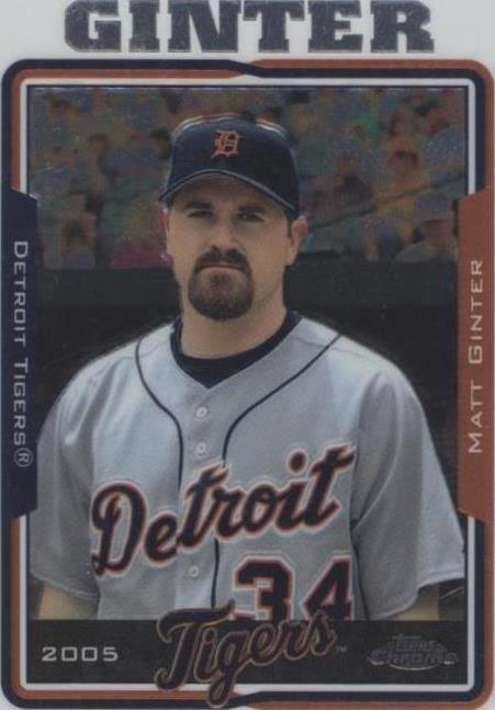2005 Topps Chrome Update & Highlights - Matt Ginter #UH18