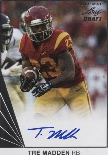 2016 Leaf Ultimate Draft Tre Madden #BA-TM1