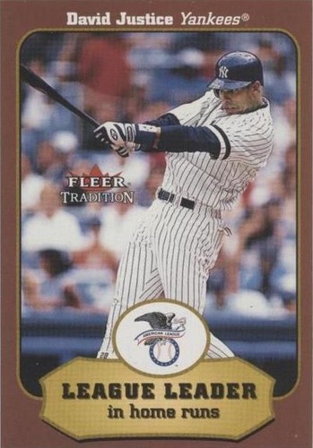 2001 Fleer Tradition - David Justice #399