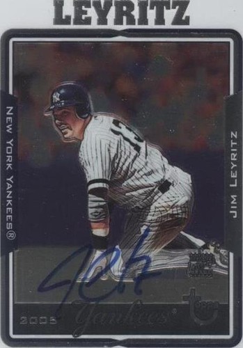 2005 Topps Retired Signature Edition - Jim Leyritz #TA-JJL