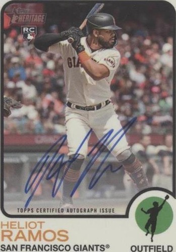 2022 Topps Heritage High Number - Heliot Ramos #ROA-HR