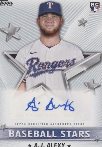 2022 Topps Series 1 - A.J. Alexy #BSA-AA