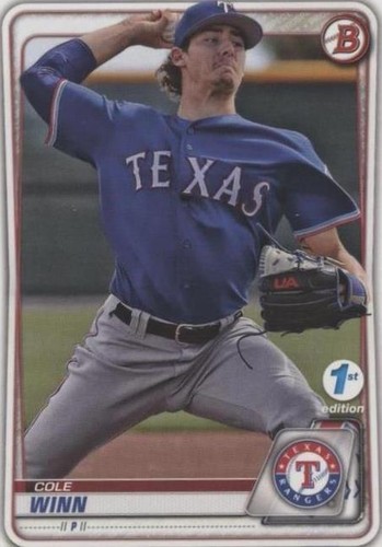 2020 Bowman 1st Edition Masyn Winn Blue Foil /150 Cardinals PSA 10