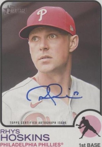 2022 Topps Heritage High Number - Rhys Hoskins #ROA-RH