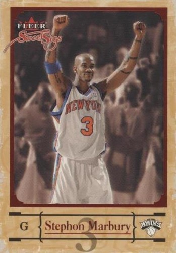 2004-05 Fleer Sweet Sigs - Stephon Marbury #4