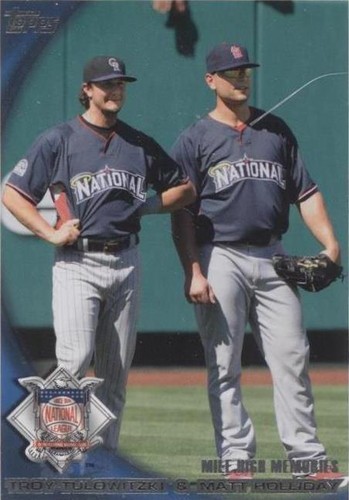2010 Topps Update Series - Matt Holliday Troy Tulowitzki #US-97
