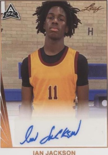 2021-22 Leaf Memories - Ian Jackson #BA-IJ2