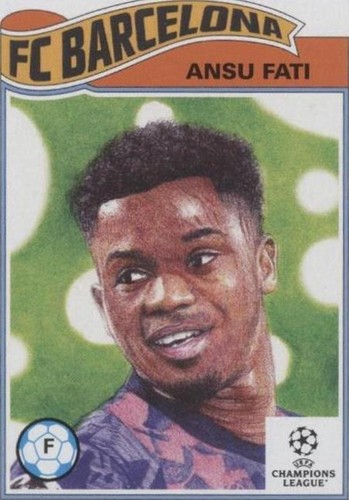 2021 Topps UCL Living Set Ansu Fati #404
