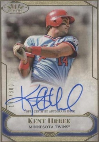 2021 Topps Tier One - Kent Hrbek #T1TA-KHR