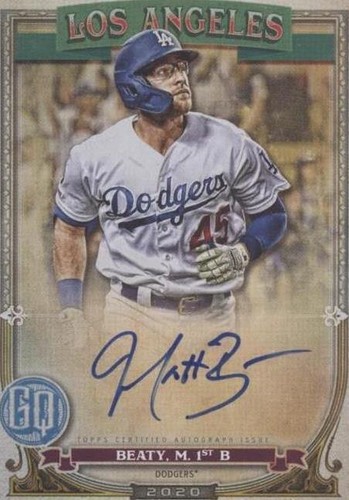 2020 Topps Gypsy Queen - Matt Beaty #GQA-MBE