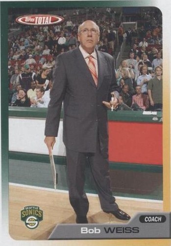 2005-06 Topps Total - Bob Weiss #413