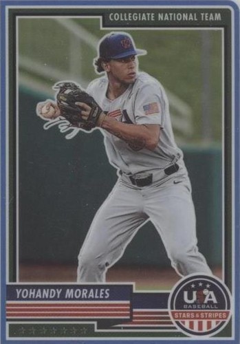 2023 Panini USA Baseball Stars & Stripes - Yohandy Morales #77