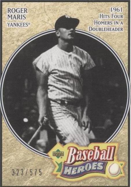 Héroes de béisbol Upper Deck 2005 - Roger Maris #107