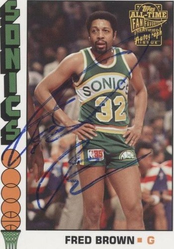 2005-06 Topps 1952 Style - Fred Brown #FFA-FBN