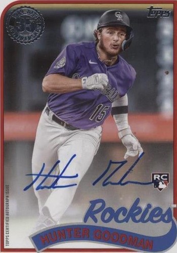 2024 Topps Series 2 - Hunter Goodman #89BA-HUG
