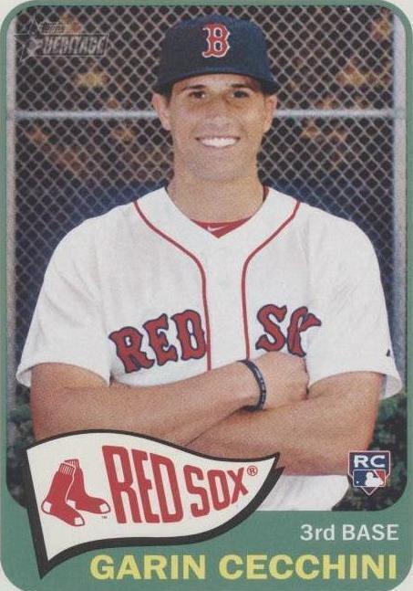 2014 Topps Heritage High Number - Garin Cecchini #H520