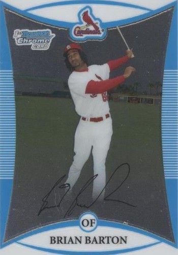 2008 Bowman Chrome - Brian Barton #BCP65