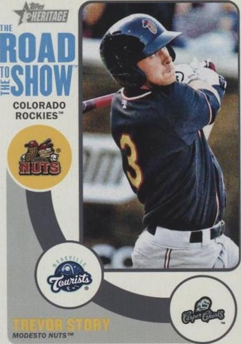2014 Topps Heritage Minor League Edition - Trevor Story #RTTS-TS