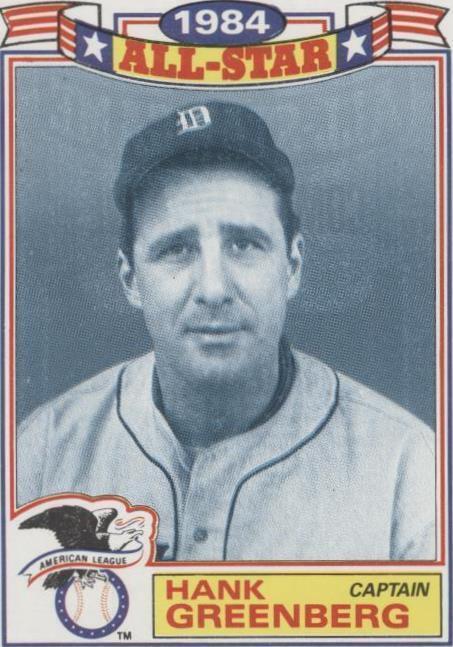 Topps 1985 - Hank Greenberg #22
