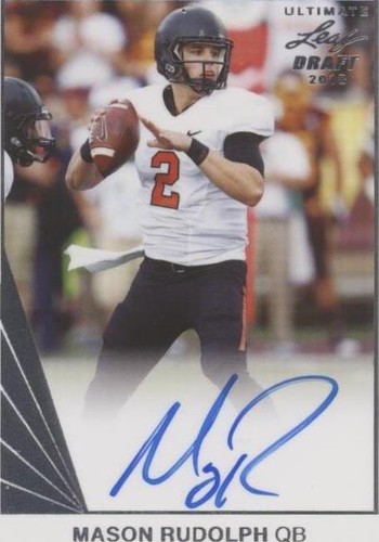 2018 Leaf Ultimate Draft Mason Rudolph #BA-MR1