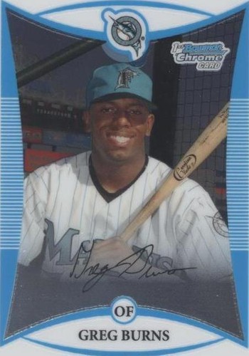2008 Bowman Chrome - Greg Burns #BCP48