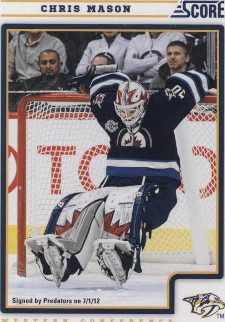 2012-13 Score - Chris Mason #267