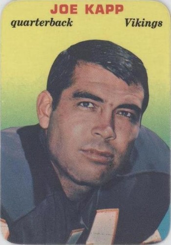1970 Topps Super Glossy Joe Kapp #12