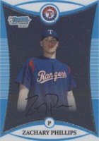 2008 Bowman Chrome - Zach Phillips #BCP23