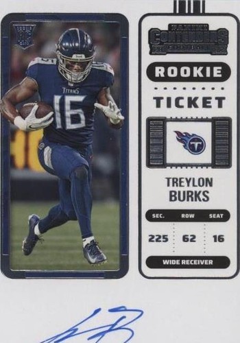 2022 Panini Contenders Treylon Burks #137
