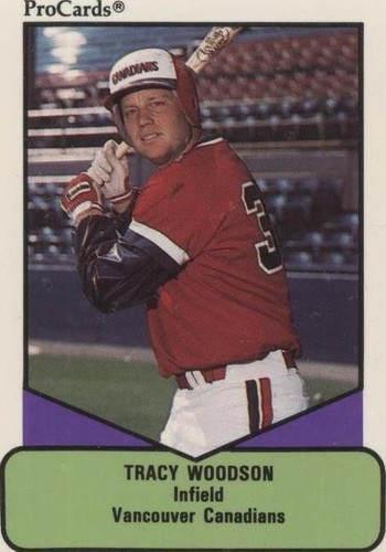 1990 ProCards AAA Future Stars - Tracy Woodson #176