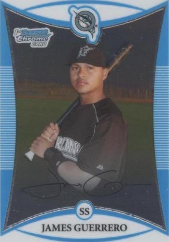 2008 Bowman Chrome - James Guerrero #BCP80