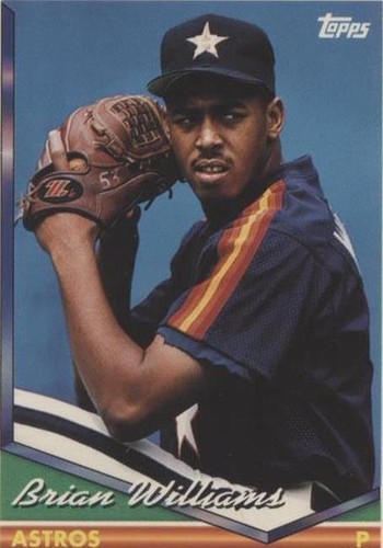 1994 Topps Brian Williams Baseball Card #249 Houston Astros | eBay