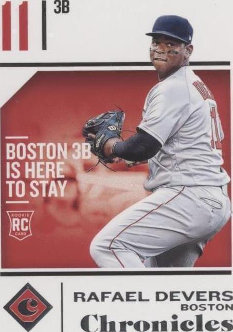 Panini Chronicles 2018 - Rafael Devers #13