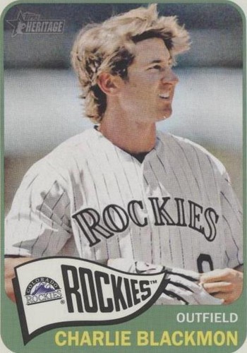 2014 Topps Heritage - Charlie Blackmon #404