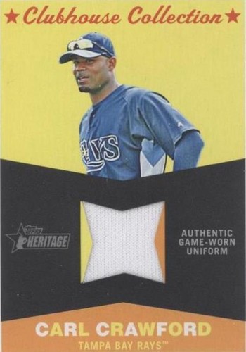 2009 Topps Heritage - Carl Crawford #CC-CC