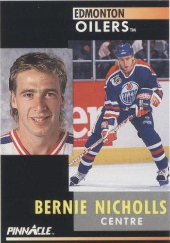 1991-92 Pinnacle French - Bernie Nicholls #300