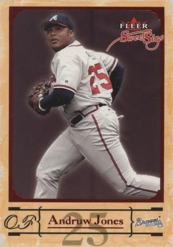 2004 Fleer Sweet Sigs - Andruw Jones #69